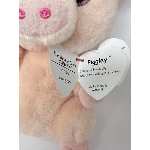 Beanie Boo Piggly the Pig MINT Tags - Picture 3 of 4